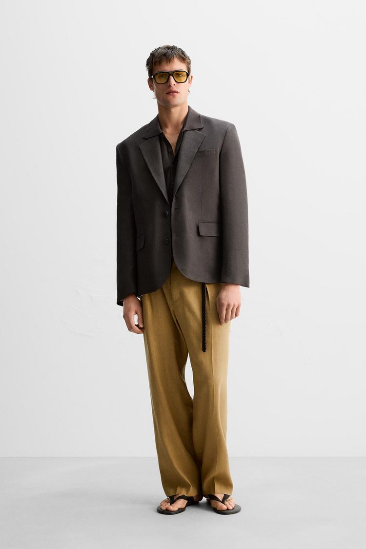 LIMITED EDITION VISCOSE - LINEN SUIT BLAZER