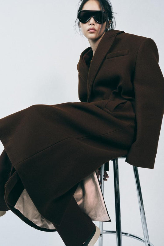 WOOL BLEND COAT ZW COLLECTION