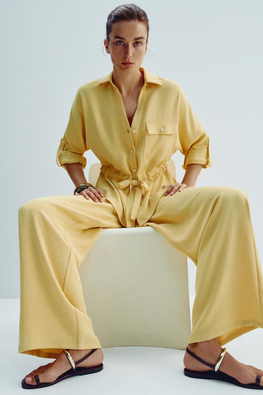 FLOWY WIDE LEG PANTS