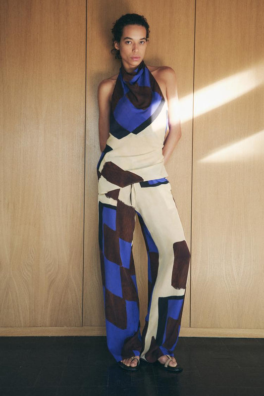 ZW COLLECTION PRINTED PANTS
