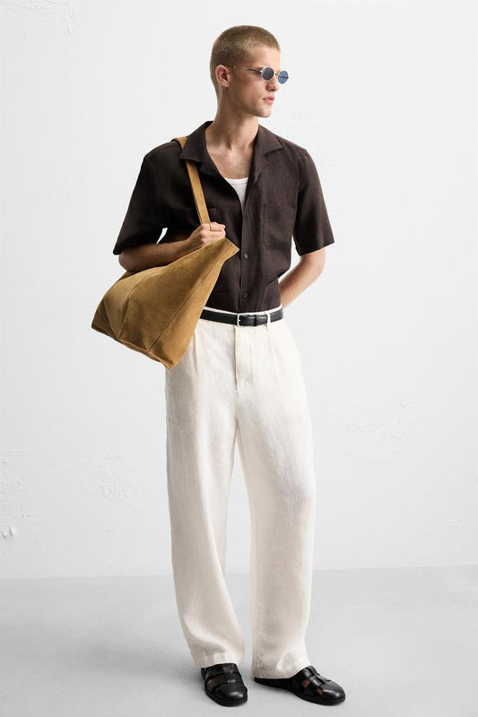 LEATHER SHOPPER BAG