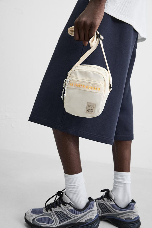 CONTRAST TECHNICAL CROSSBODY BAG